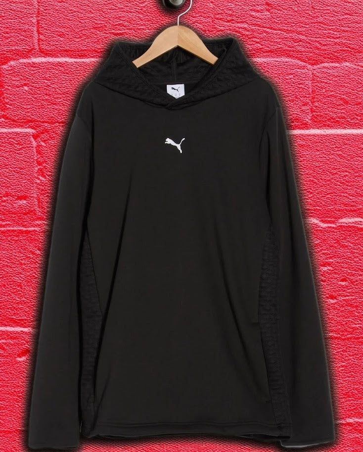 PUMA Logo Embroidered Hoodie