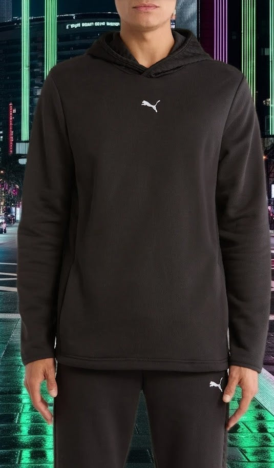 PUMA Logo Embroidered Hoodie